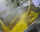 豚とごぼうと菊のスープ河内長野市学校給食作り方4写真