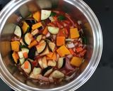 野菜ジュースと豆乳の具沢山スープ作り方3写真