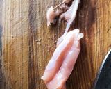 鶏ササミのクリーム煮作り方1写真