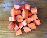 簡単ヘルシー☆鶏手羽元と根菜の煮物作り方5写真