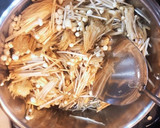 すき焼きのタレで作る　なめたけ作り方4写真