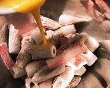 竹輪とカニカマで!ヤンニョムチキン味作り方2写真