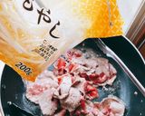 3分でもやしと猪肉の蒸し焼き作り方7写真