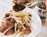 3分でもやしと猪肉の蒸し焼き作り方9写真