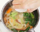 グルテンフリー豚肉と卵のあんかけはるさめ作り方5写真