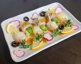 鯛の刺身ロール☆2種の酸っぱジュレのせ作り方8写真