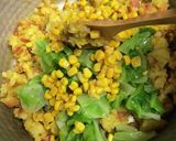 野菜たっぷりカレー風味のポテサラ作り方6写真