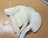 坊っちゃんカボチャと玉ねぎの煮物作り方2写真