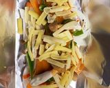 鮭のホイル焼き　味噌味作り方5写真