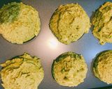 おから抹茶ホワイトチョコマフィン作り方4写真