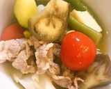 夏野菜の豚汁作り方8写真