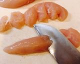 鶏ササミのツルツル作り方1写真