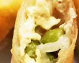 ヘルシー♪えびとサラダ豆の豆腐春巻き作り方6写真