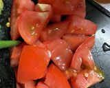 まぐろと夏野菜のジェノベーゼ作り方4写真