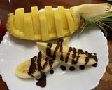 ベーコンエッグとマッシュルームの朝食作り方4写真