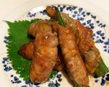茄子とオクラの豚巻き〜柚子胡椒ポン酢〜作り方6写真