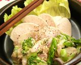緑の野菜たっぷりのツナソース作り方3写真