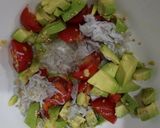 しらすとトマトのアボカド丼作り方3写真