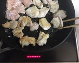 鶏胸肉で照り焼きチキン〜薄力粉ver.作り方4写真