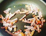昆布茶が決めて！絶品うどんカルボナーラ作り方3写真