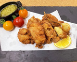 まるごとにんにくと鳥の唐揚げ作り方5写真