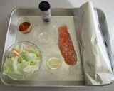 カット野菜で♪鮭のホイル焼き☆作り方1写真