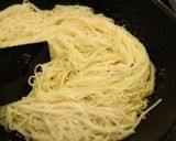 そうめんのペペロンチーノ温玉のせ作り方6写真