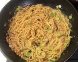 超簡単！ワンポッドあんかけ納豆パスタ作り方4写真