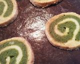 抹茶のクルクルうずまき さくさくクッキー作り方12写真