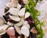 ☆茄子ピーマン大葉厚揚げの挽肉味噌炒め☆作り方1写真