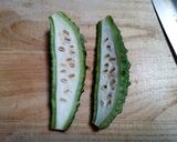 納豆のたれで♪ゴーヤと卵だけチャンプルー作り方1写真