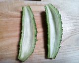 納豆のたれで♪ゴーヤと卵だけチャンプルー作り方2写真