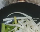 リカちゃん♡さつま芋のツル大根皮きんぴら作り方3写真