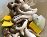 レンジで簡単！南瓜と冬瓜の甘酢あん作り方1写真