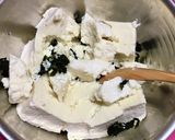 コーン・枝豆・ワカメ入り豆腐の和え物作り方3写真