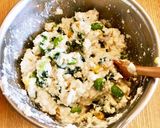 コーン・枝豆・ワカメ入り豆腐の和え物作り方5写真