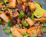 ☆茄子ピーマン大葉厚揚げの挽肉味噌炒め☆作り方7写真