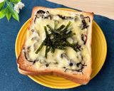 朝から幸せ♡塩昆布の和風トースト作り方3写真