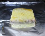観音屋風♪カステラｄｅ焼きチーズケーキ♪作り方2写真