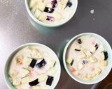 レンジ味噌ミルクスープ豚こまのせドーム蒸作り方5写真