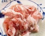 レンジ味噌ミルクスープ豚こまのせドーム蒸作り方7写真