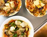 レンジ温野菜トリプルトマト甘酢チャンプル作り方20写真