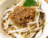 食べてみて！茹でもやしのなめ茸ごま和え作り方3写真