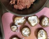 ハンバーグのたねでしいたけの肉詰め作り方2写真