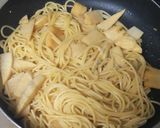 【簡単10分】和風しらすとたけのこパスタ作り方5写真