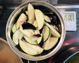 簡単ナスだけ♬しみしみナス味噌汁作り方1写真