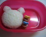 キャラ弁☆しろくまちゃん弁当作り方1写真