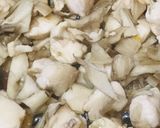 コロコロささみ＆きのこのチーズチャーハン作り方2写真