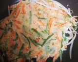 簡単節約！もっちりニラ豆腐チヂミたれ2種作り方2写真