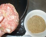 白胡麻ハンバーグ♪簡単肌の潤い不足に作り方6写真